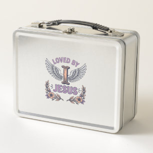 Lunch Box T-Shirt Floral Vintage Chrétien Aimé Par Jésus De
