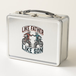 Lunch Box T-shirt vectoriel vintage de motocross tel père te