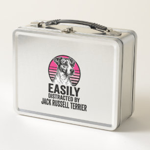 Lunch Box T-shirt vintage Jack Russell Terrier facilement di