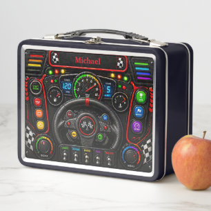 Lunch Box Tableau de bord de voiture de course Panneau de co
