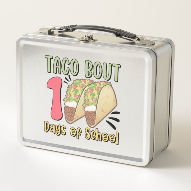 Lunch Box Taco Bout 100 jours d'école (Devant)
