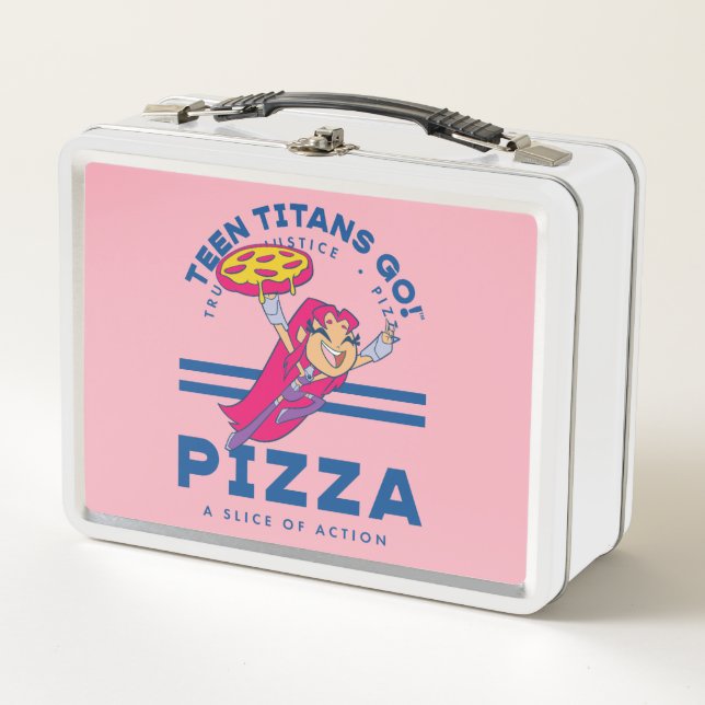Lunch Box Teen Titans Go ! Starfire "Truth Justice Pizza" (Devant)