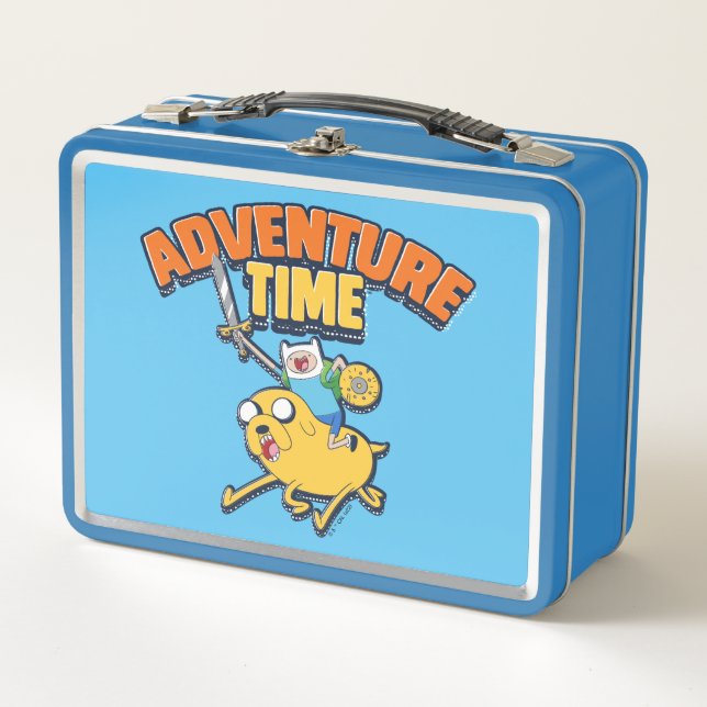 Lunch Box Temps d'aventure | Finn Riding Jake (Devant)