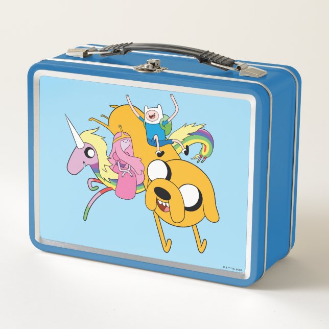 Lunch Box Temps d'aventure | Lady, Bubblegum, Finn & Jake (Devant)