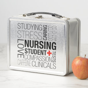 Lunch Box Texte d'étudiant de soins