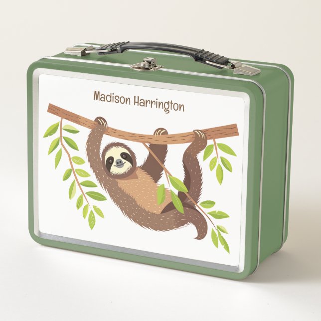 Lunch Box Texte et couleur personnalisés (Devant)