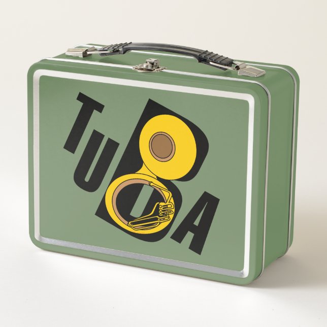 Lunch Box Texte Tuba incliné (Devant)