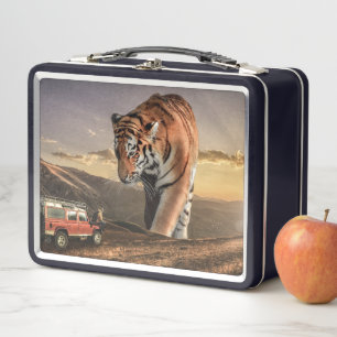Lunch Box Tiger Art