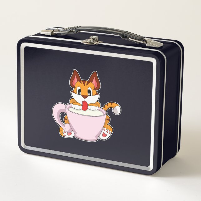 Lunch Box Tiger chat avec la coupe de lait.PNG (Devant)