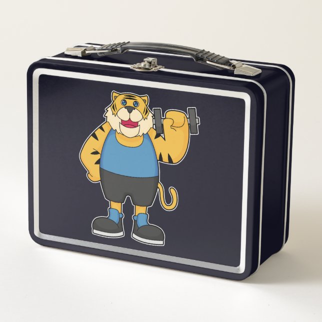 Lunch Box Tiger Fitness Dumbbell (Devant)