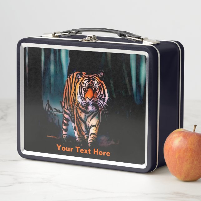 Lunch Box Tigre brillant Forêt sombre (En situation)