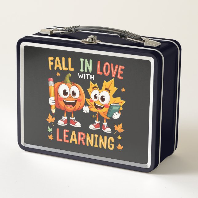 Lunch Box Tomber dans l'amour avec l'école d'apprentissage (Devant)