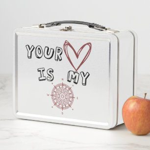 Lunch Box Ton coeur est mon boussole