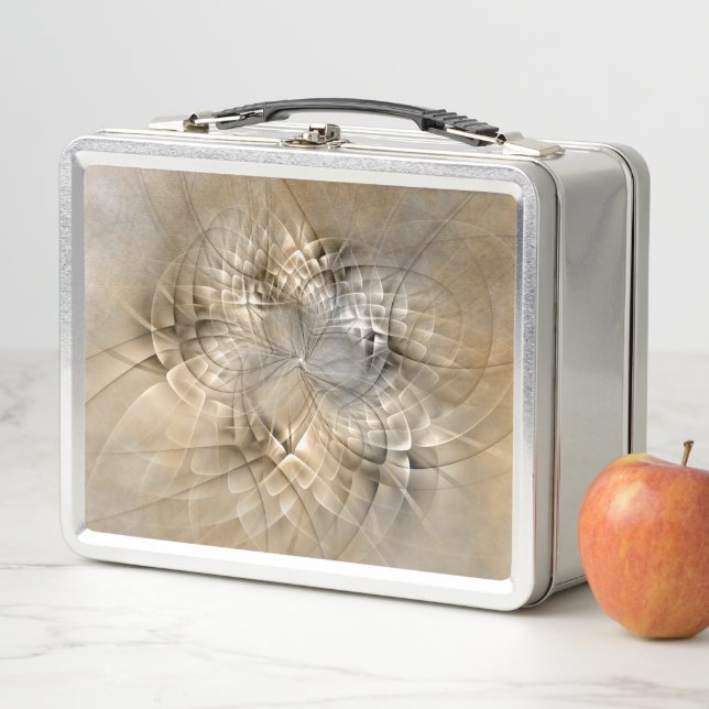 Lunch Box Tons Terre Abstrait Art fractal moderne Texture (En situation)