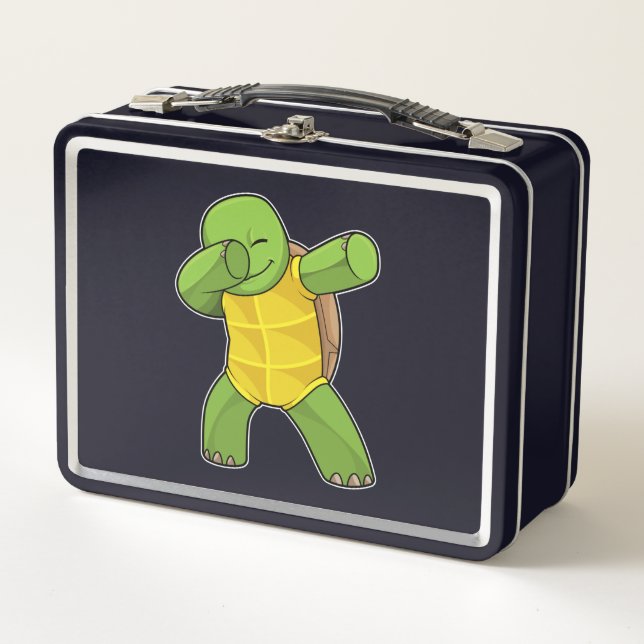 Lunch Box Tortue au dab de danse hip hop (Devant)