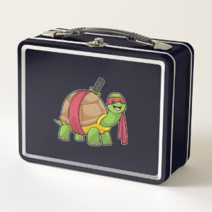 Lunch Box Tortue aux arts martiaux avec épée