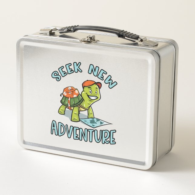 Lunch Box Tortue Aventure (Devant)