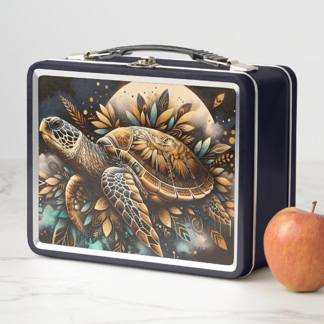 Lunch Box Tortue indigène (En situation)