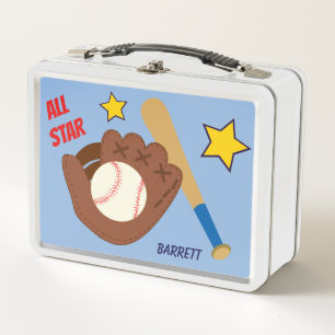 Lunch Box Tous les enfants de baseball Star Personnalisé
