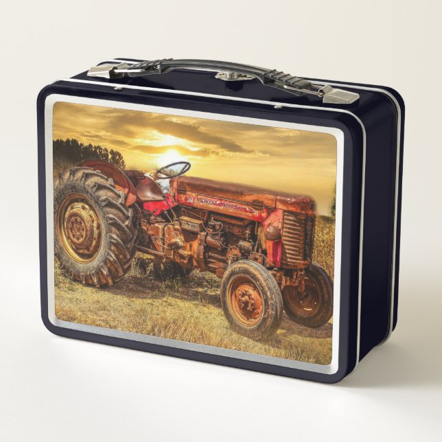 Lunch Box Traceur de la ferme rouge (Dos)