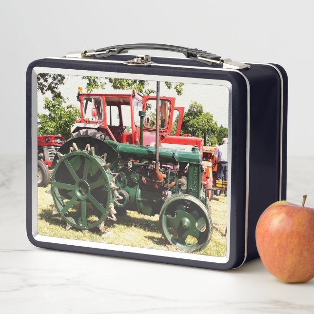 Lunch Box TRACTEURS vintages (En situation)