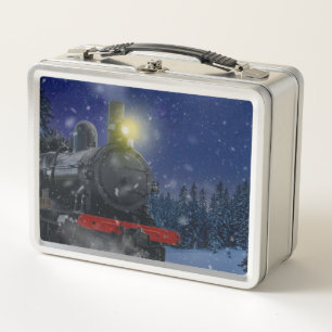 Lunch Box Train de Noël dans la neige