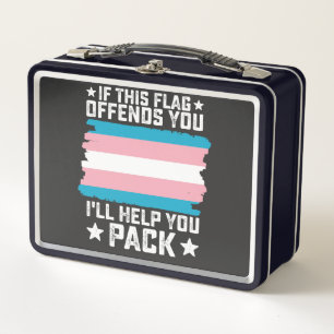 Lunch Box Trans Si Ce Drapeau Vous Offense Je Vous Aiderai À
