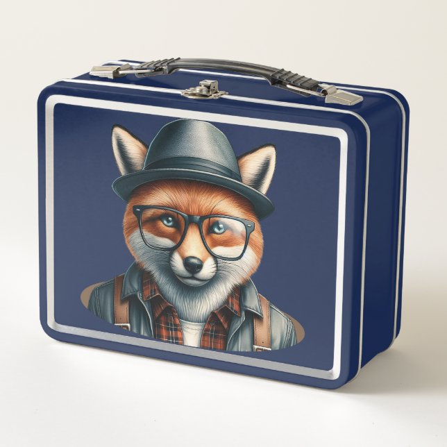 Lunch Box Trendy Fox Character (Devant)