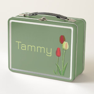 Lunch Box Tres Tulips Reds 7 Jaune design