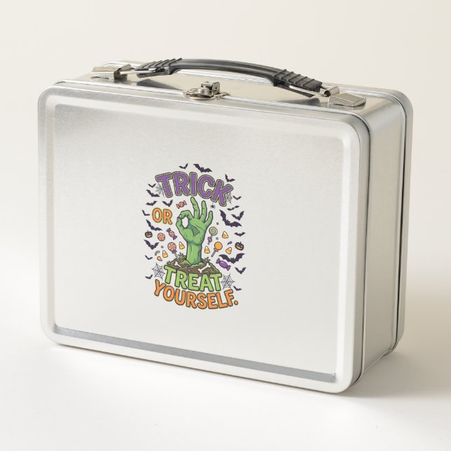 Lunch Box Trick Or Treat Yourself Zombie Hand Halloween Bonb (Devant)