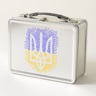 Lunch Box Trident heraldique ukrainien tryzub étoiles disper