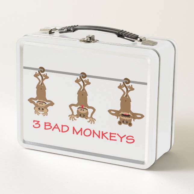 Lunch Box Trois mauvais singes (Devant)