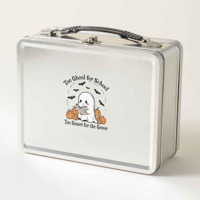 Lunch Box Trop de fantômes pour l'Halloween de l'école (Devant)