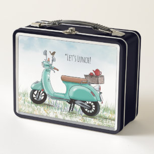 Lunch Box Trottinette sarcelle