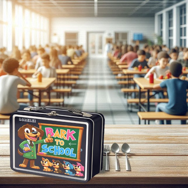 Lunch Box Troublemaker Enseignant Chien Lunette (Créateur téléchargé)