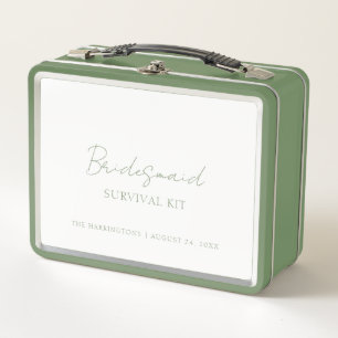 Lunch Box Trousse de Survie Demoiselle d'Honneur Boîte Moder