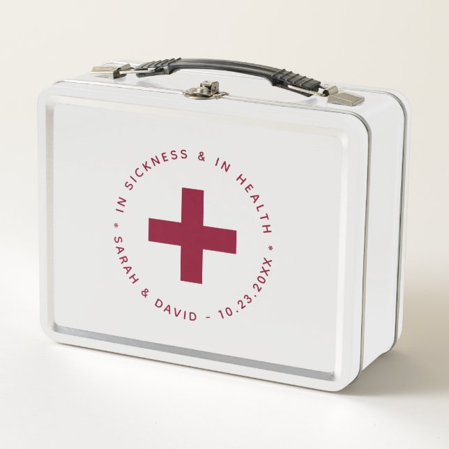 Lunch Box Trousse d'urgence en Bourgogne en maladie et en sa (Devant)