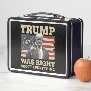 Lunch Box Trump avait raison sur tout USA Amérique