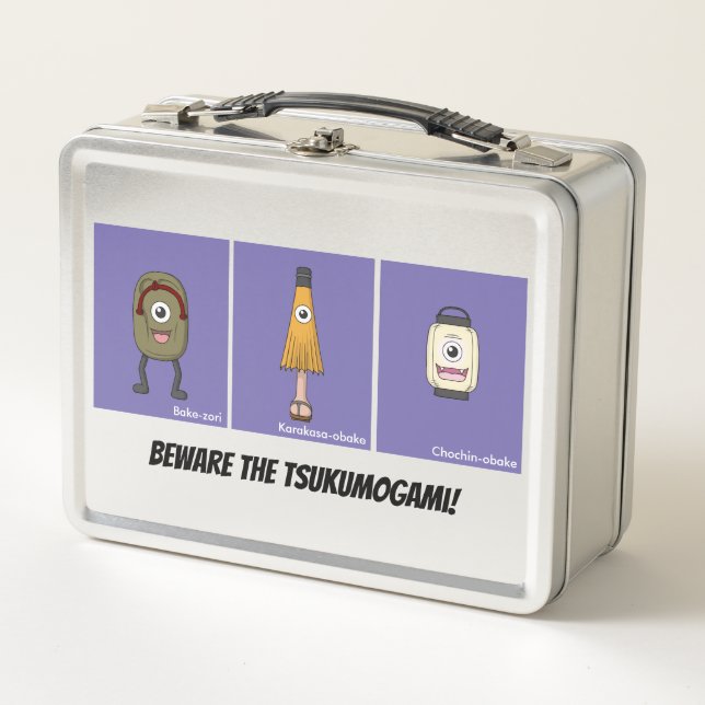 Lunch Box Tsukumogami japonais Yokai Monster Trio (Devant)