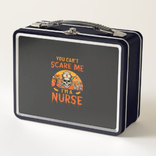 Lunch Box Tu ne peux pas m'effrayer infirmière crâne seringu