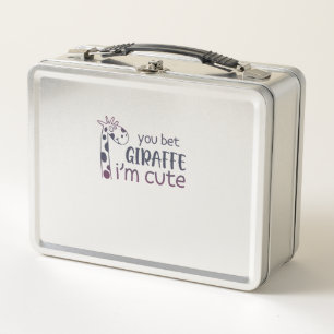 Lunch Box Tu paries Giraffe Je suis mignonne