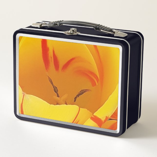 Lunch Box Tulipes jaunes printanières (Devant)