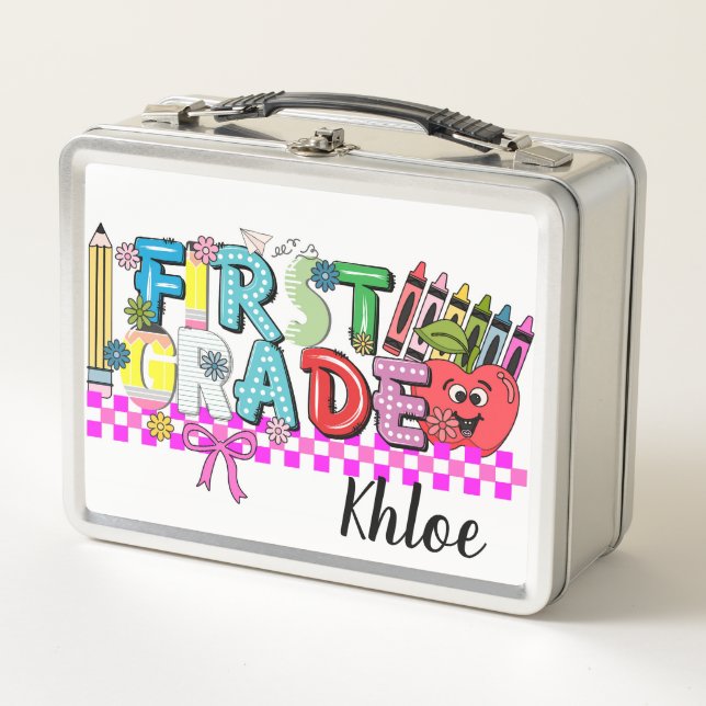 Lunch Box Typographie de première année  (Devant)