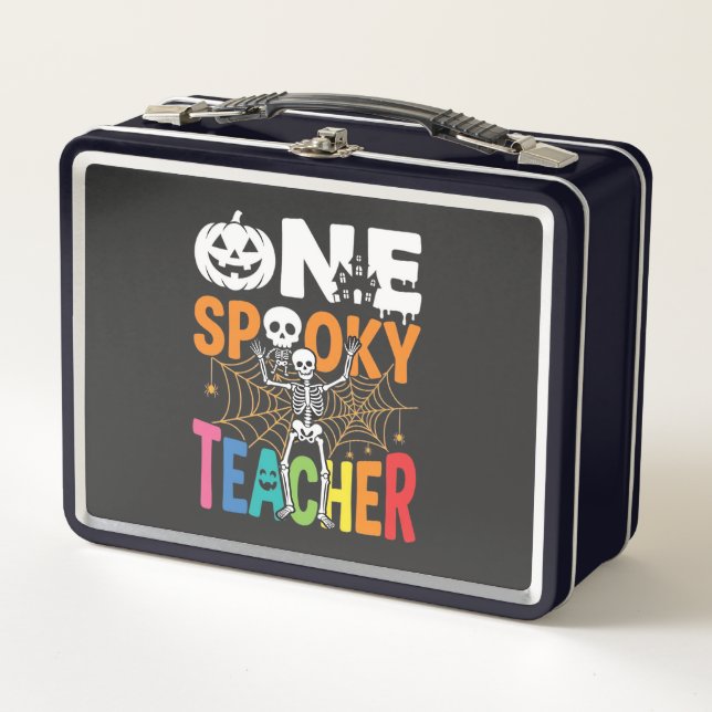 Lunch Box Un design de professeur effrayant pour Halloween_1 (Devant)