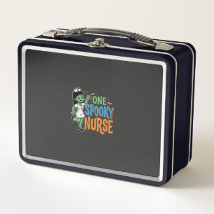 Lunch Box Un design d'Halloween d'infirmière effrayant