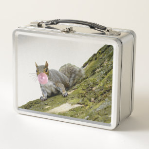 Lunch Box Un écureuil souffle une bulle photo d'un animal