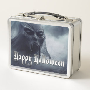 Lunch Box Un fantôme noir dans un paysage désarmé - Hallowee