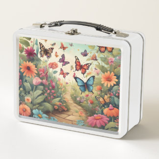 Lunch Box Un papillon lunaire vibrant