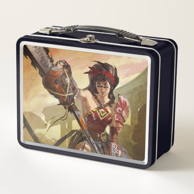 Lunch Box Une crise infinie Illustration d'une Femme Merveil (Devant)