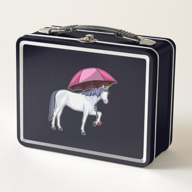 Lunch Box Unicorn avec Umbrella (Devant)